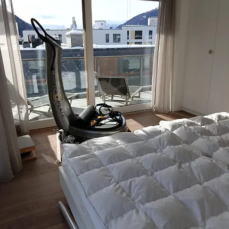 Luxury Penthouse 4 Bedroom 8 Min Walk To Wef Apartment Davos